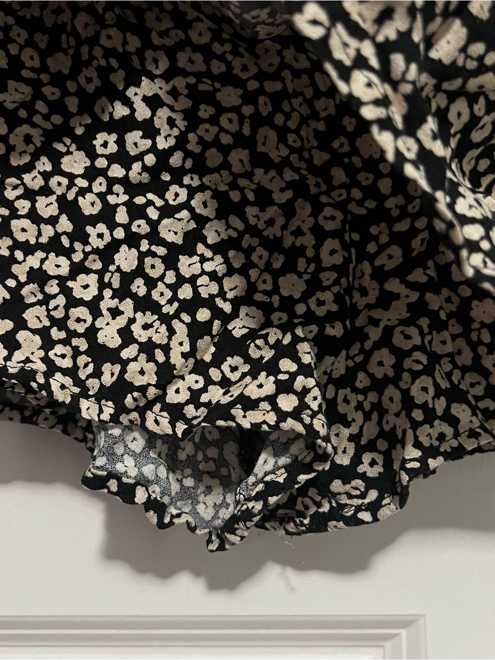 Urban Romantics Leopard Print Ruffled Mini Skort - Picture 2 of 6